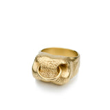 Bull Nose Ring in 9ct Yellow Gold