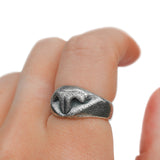 Cat Nose Ring in Sterling Silver