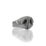 Dog Nose Ring in Sterling Silver