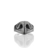 Dog Nose Ring in Sterling Silver