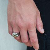 Bull Nose Ring in Mixed Metal
