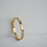 North Coast Stacking Ring in 9ct Yellow Gold