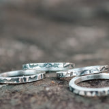 North Coast Stacking Ring in Sterling Silver