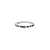North Coast Stacking Ring in Sterling Silver