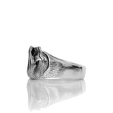 Pig Nose Ring in Sterling Silver