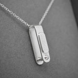 Sheep Ear Tag Necklace