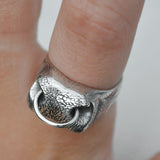 Bull Nose Ring in Sterling Silver
