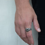 Dog Nose Ring in Sterling Silver