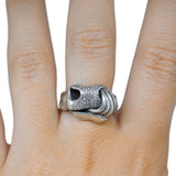 NEW Cows Lick Nose Ring in Sterling Silver