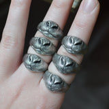 Sheep Nose Ring in Sterling Silver