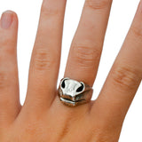 Horse Nose Ring in Sterling Silver